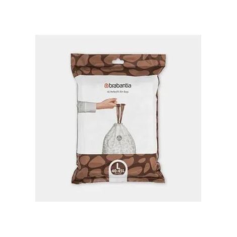 Brabantia PerfectFit Müllsäcke weiß 40 Stück (1/3)