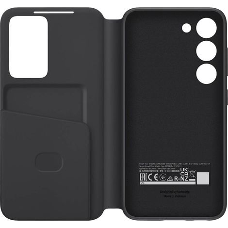 Samsung Smart View Wallet Case Boîtier rabattable Samsung Galaxy S23 noir résistant aux chocs