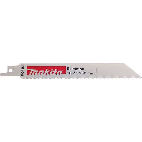 MAKITA P-04874 Scie alternative 100mm pour métal 12TPI 5pcs (1/4)