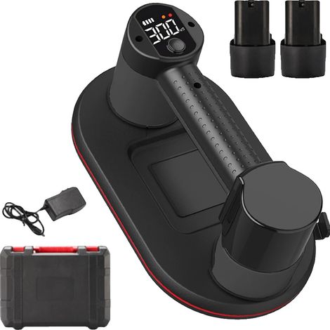 Ventosa eléctrica, capacidad de carga de 300 kg, pantalla inteligente, 2 baterías, 1 enchufe europeo. (1/2)