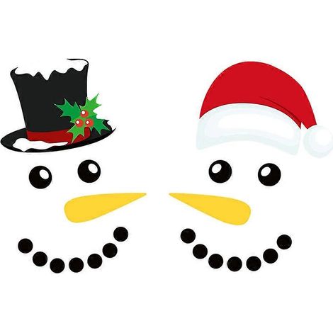 Schneemann-Weihnachts-Kühlschrankmagnete, 22er-Set, niedliche Kühlschrankmagnet-Aufkleber