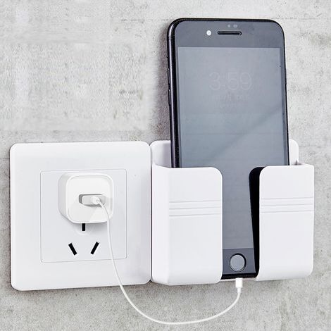 Support mural pour téléphone, support mural non destructif pour smartphones (1/5)