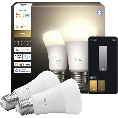 Philips LED-Leuchtmittel 929003856102 EEK: E (A - G) Hue White E27 Warmweiß (1/5)