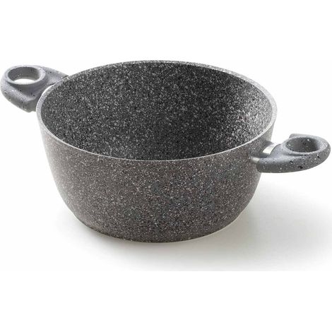 Casseruola Antiaderente con 2 Manici Cuore di Pietra 20 cm Accademia Mugnano (1/4)