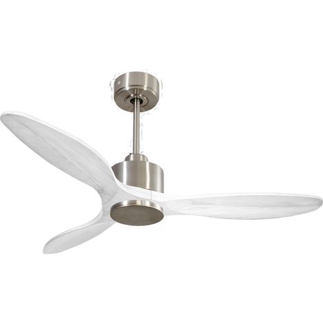 Ventilatore da soffitto Reversibile Termostato Wifi Motore CC Tetti inclinati Telecomando Hypersilence Memoria PURLINE SantoriniD132C0364986