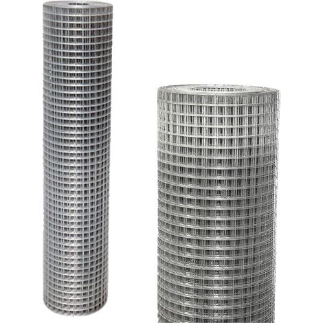 3ftX49ft Galvanized Welded Wire Gauze Welded Wire Mesh No Rust Mesh Hot-dipped Galvanized Welded Wire Mesh Fencing 0.04in Wire Chicken Coop Vegetables Garden Fruits Plants Animals Enclosure Net