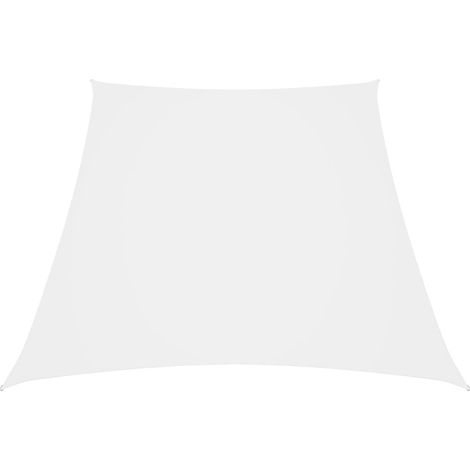 Toldo de vela tela oxford trapecio blanco 2/4x3 m vidaXL