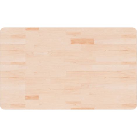 Comptoir de salle de bain 100x60x1,5 cm Bois massif non traité