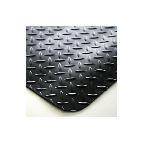 Estera antifatiga DECKPLATE  dimensiones fijas  negro  3000 x