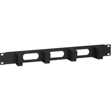 Organizzatore di cavi con 4 supporti, 45x60 mm, rack 1U, 19 pollici, codice 711050 (1/4)