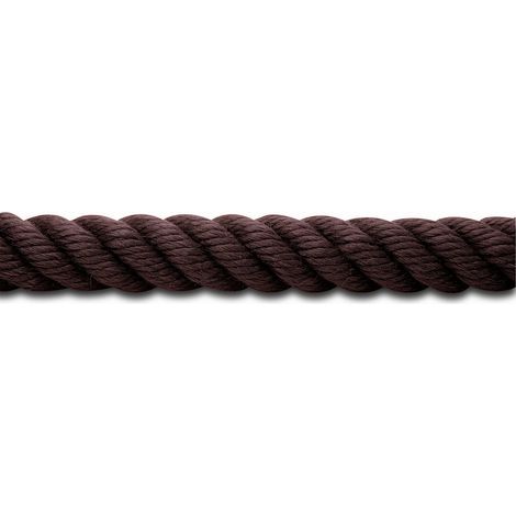 Corde à Rampe Polpropylène Diamètre 32 mm 4 Torons bobine de 20 m Marron
