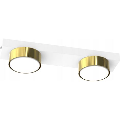 LÁMPARA DE TECHO PARA SALÓN LED LOFT GX53 BLANCO ORO POLSKA (1/3)