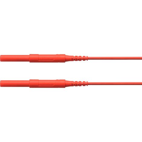 Schützinger HSPL 8568 / AWG16 / 200 / RT Cordon de mesure de sécurité mâle 4 mm mâle 4 mm rouge 1 pc(s)