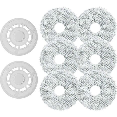 Pièces détachées pour aspirateur robot Xiaomi Mijia B101CN/Dreame S10 S10 Pro : lingettes lavables, supports de nettoyage (1/5)