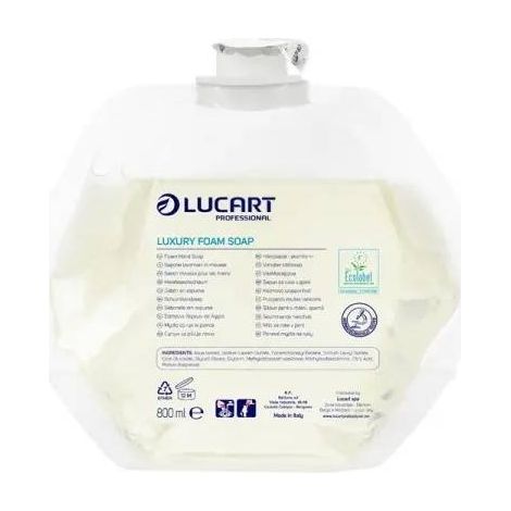 LUCART - Recharge savon mousse mains - x6