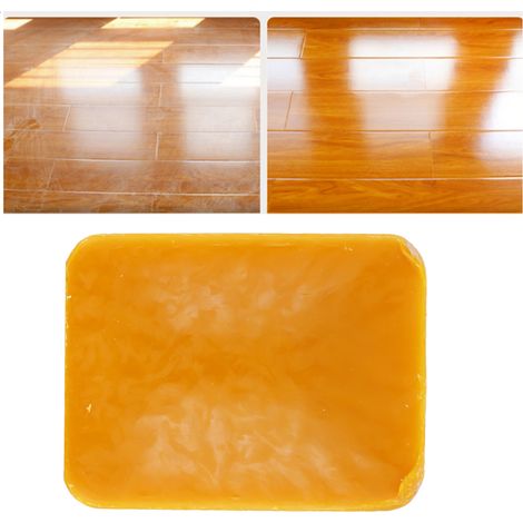 Cire d'abeille naturelle jaune pour cirer et polir les meubles. Matériel apicole. (1/5)