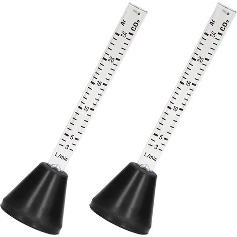 Testeur de débitmètre de gaz Argon Co2 torches pour TIG Débitmètre pour torches pour MIG Manomètre Outil de test de machine de soudage avec jauge de gaz 0-25 litres/minute (1/5)