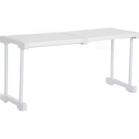 Ausziehbares, klappbares Regal, belastbar bis 55 kg, Aufbewahrungsregal, Schrank, Länge 47–68 cm / 18,5–26,8 Zoll