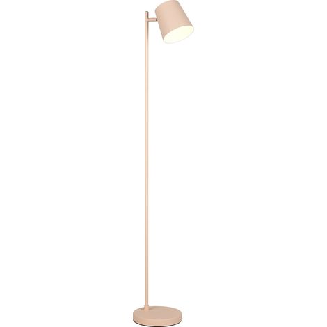 LED Stehlampe Standleuchte Leselampe Metall Sand SMD Akkubetrieb H 125 cm (1/5)