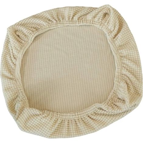 MINKUROW - Funda De Asiento Elástica Para Silla De Oficina, Silla Giratoria De Oficina, Silla Giratoria, Color Beige (1/5)