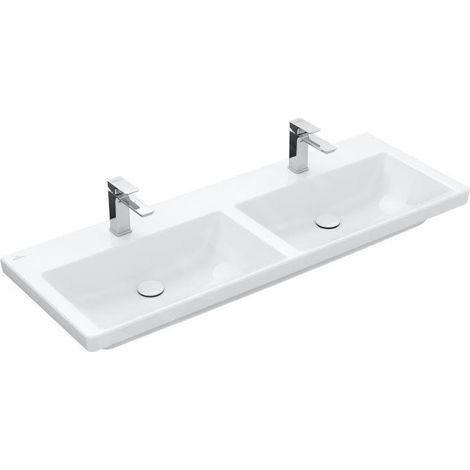 Villeroy & Boch Subway 3.0 lavabo double armoire, 2 trous pour (1/5)