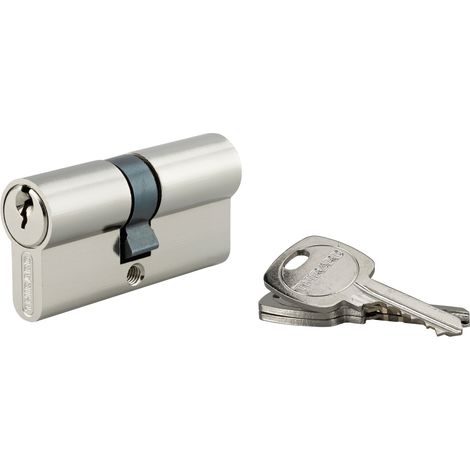 Cilindro europeo STD, 25 x 35 mm, nichelato, 3 chiavi – THIRARD