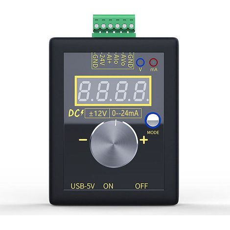 SG-002 Générateur de courant continu de tension à faible courant portable 0-10V 0-22Ma Générateur de signal de tension et de courant, Type 2 (1/5)