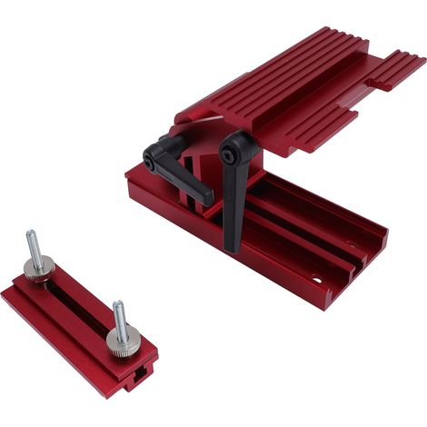 Dispositif d'affûtage pour meuleuse d'établi, en alliage d'aluminium, support d'outil réglable pour meuleuses et ponceuses de 6 et 8 pouces. (1/5)