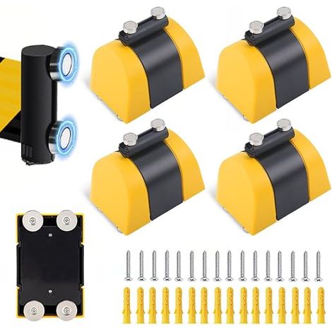 Lot de 4 Bandes De Aimants Barrière Extensibles 2 en 1 5 m (1/5)