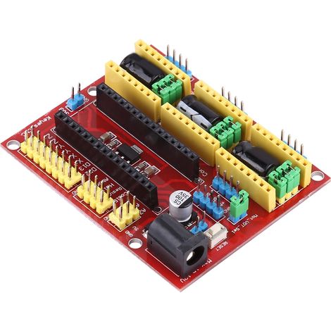 Kit d'imprimante 3D avec carte de protection A4988 Drive Nano 3.0 pour machine de gravure CNC et câble USB (1/5)