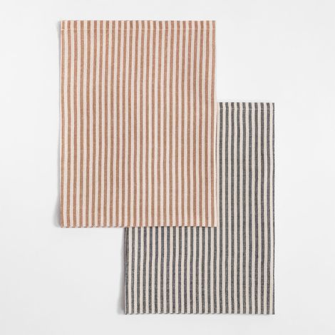 Set di 2 strofinacci in cotone Nelies SKLUM            