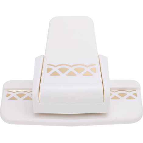 Perforatrice de bordure multifonctionnelle et portable pour loisirs créatifs, découpe-bordures, perforatrice à gaufrage dentelle pour scrapbooking et cartes de vœux (1/5)