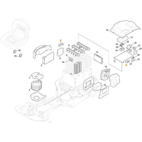 RELE' R502-012Z3C9 ORIGINALE STIGA - 118361002/0