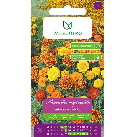 LEGUTKO Semi di calendula francese, miscela completa (1 g) (1/2)