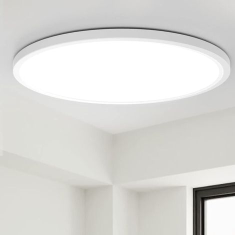 Plafonnier LED 18W Luminaire Salle de Bain 1700LM Blanc Naturel 5000K Lampe de Plafond Étanche IP54 Plafonnier Salon Applicable à Salle de Bain (1/5)