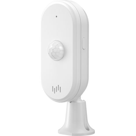 Détecteur de mouvement WiFi PIR Alarme sans fil 80dB Notification App Angle réglable Mode silencieux pour maison bureau (1/5)
