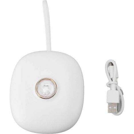 Réveil numérique portable à LED rechargeable de 1200 mAh avec verrouillage enfant, trois fonctions de répétition réglables et fonction vibration, spécialement conçu pour les utilisateurs sourds et mue (1/5)