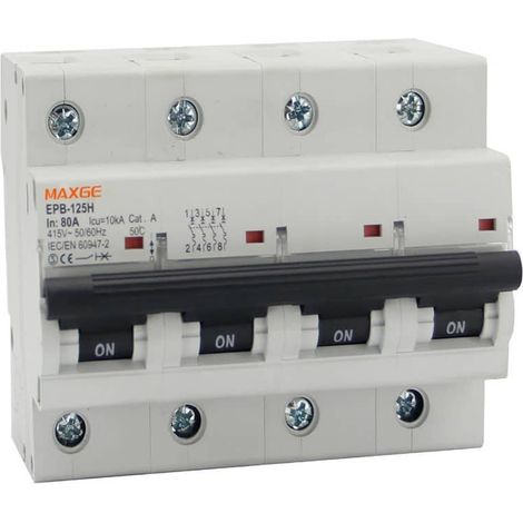 Automático Industrial MAXGE 80A 4P-6kA
