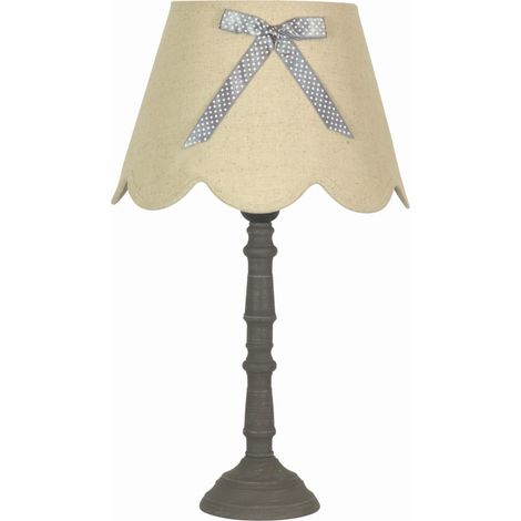 Lampada da tavolo Candellux VIBU 41-28365 grigia E27 (1/2)