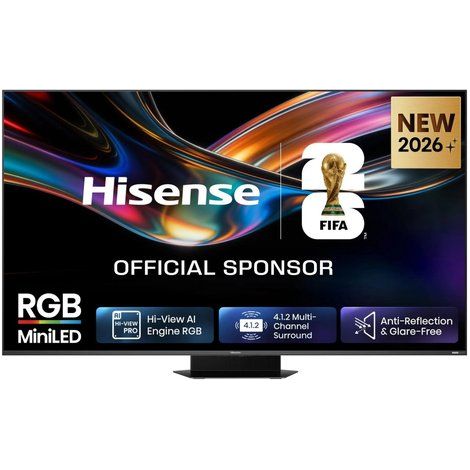 Hisense 85UR9S 2,16 m (85") 4K Ultra HD Smart TV Wi-Fi Grigio 5000 cd/m²