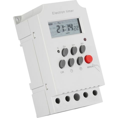 Minuterie numérique KG316T-II 30A, minuterie électronique programmable (CA 110V) (1/5)