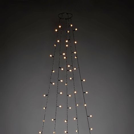 KONSTSMIDE MANTEAU ARBRE À LED AVEC GLOBES, PLASTIQUE, VERT 6367-820 (1/5)