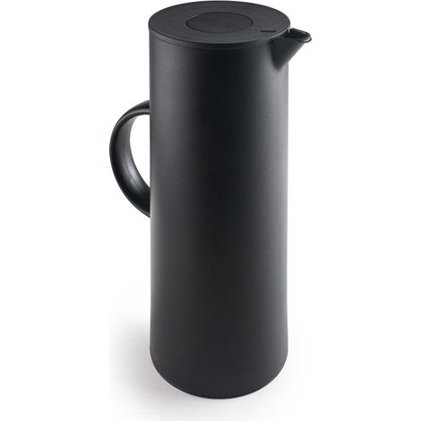 Ibili - Pichet thermo noir intérieur en verre