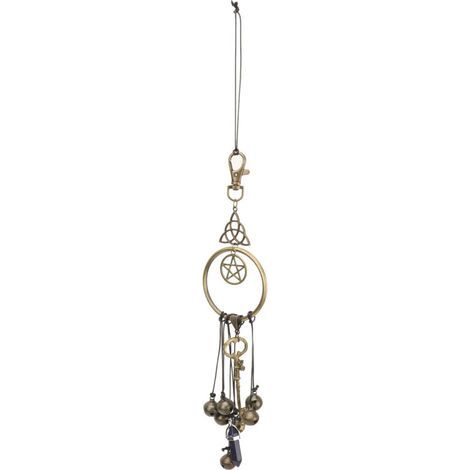 Clochettes Sorcières Anti-Stress - Clés Magiques Anciennes et Carillons Vents Décoratifs pour Porte