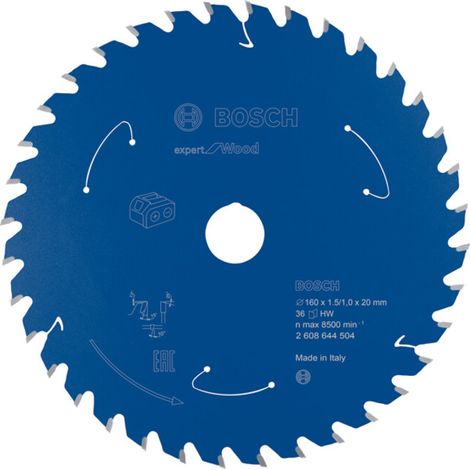 Lame de scie circulaire Bosch Expert pour bois 160 x 1,5/1 x 20 36 dents (1/5)