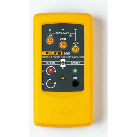 Fluke Probador de sentido de giro para motores eléctricos negro amarillo