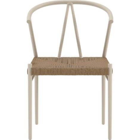 Alfons chaise de jardin beige. (1/4)