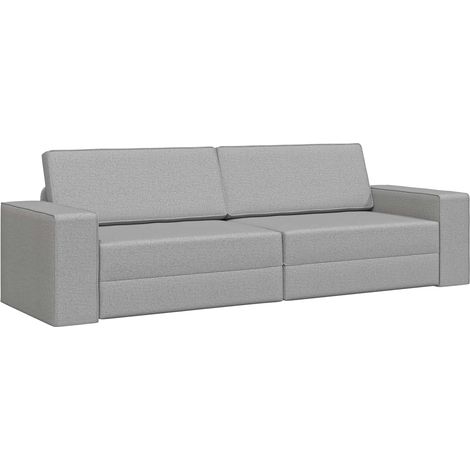 Maison Exclusive - Divano letto Grigio Nuvola 245 x 78 x 77 cm Tessuto