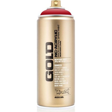 Bombe de peinture - Gold - Acrylique - Shock kent blood - S3020 - 400ml - Montana Cans
