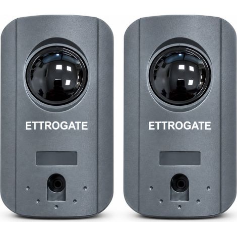 ETTROGATE Coppia Fotocellule di Sicurezza IR 15 m 12/24V AC/DC ET8008 (1/5)